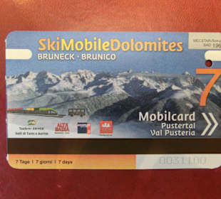Ski Mobile Card