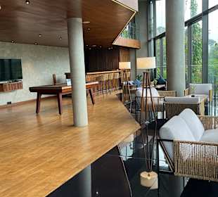 The Trees Hotel waiting area