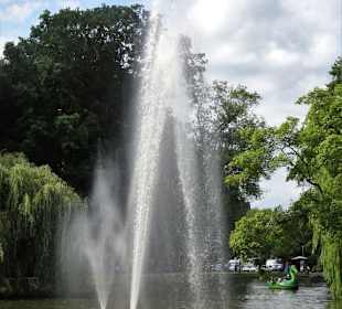 Die Fontäne in den Graftanlagen