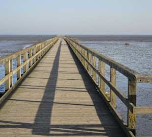 Auf dem Wattensteg Burhave