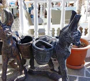 Santorin selbst im Bild Landschaft, Stadt