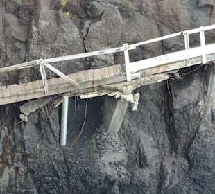 Näher herangeholt sieht´s wackelig aus