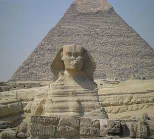 Sphinx beim Kairo - Trip