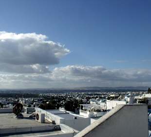 Blick vom Advokatenhaus auf Tunis