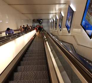 Die Rolltreppe zum See