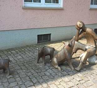 „Schweinehüter-Denkmal“ in Schweinfurt/Zürch