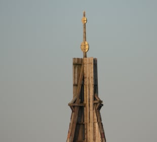 Die Kugelbake am Übergang von Elbe zur Nordsee