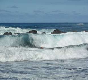 Großartiger Wellengang am Playa Yardin
