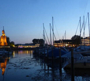 Blick über den Hafen von Lindau