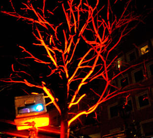 Alles in Rot gehalten