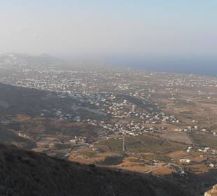 Aussicht Richtung Fira