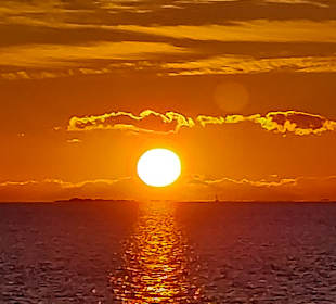 Sonnenuntergang Ria Formosa Bootstour