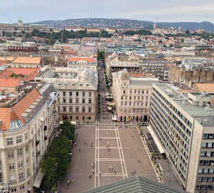 Widok z kopuły Bazyliki św. Stefana