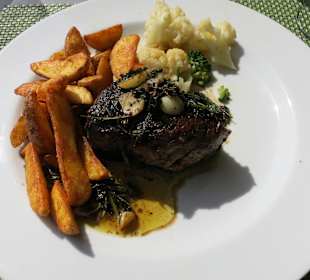 Rindsfilet bei Eggi auf der Walau