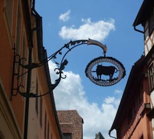 Zunftschild in Rothenburg ob der Tauber