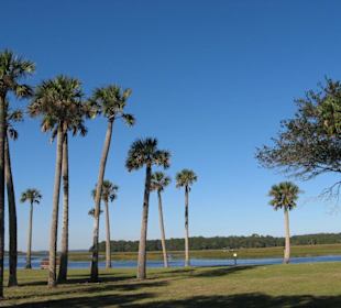auf dem Gelände der Kingsley Plantation