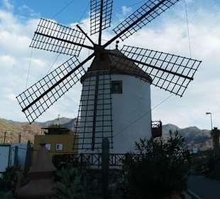 Die Windmühle von El Molino de Viento bei Mogan