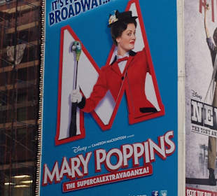 Mary Poppins am Times Square