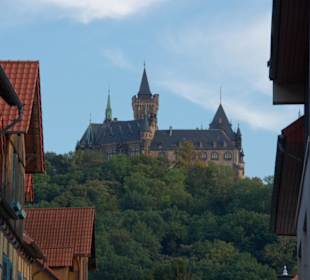 Blick zum Schloss Wernigerode