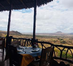 Restaurant, Rhino Valley Camp, 2. Übernachtung