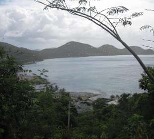 Blick auf das Meer von oben