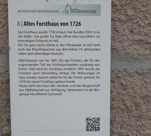 Altes Forsthaus von 1726
