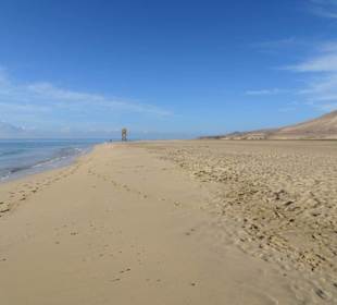 Spaziergang an der Playa Barca