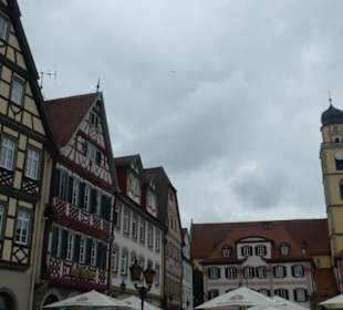 Am Marktplatz von Bad Mergentheim