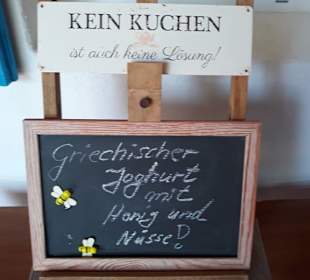 Kuchenangebot des Tages