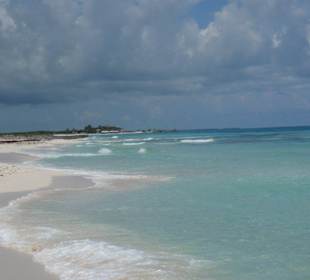 Verlassener Strand auf Cozumel