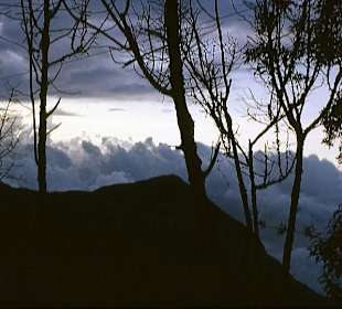 Blick vom Pico El Avilar in Richtung Karibik