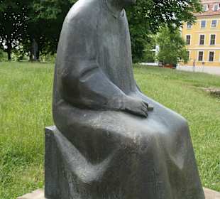 Unterwegs im Skulpturenpark von Magdeburg