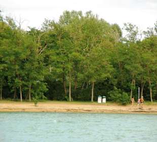 Strand Lignano Sicht von Bibi aus