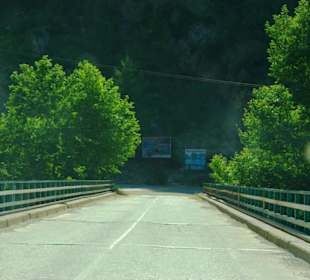 Anfahrt zum Staudamm von Side nach Manavgat