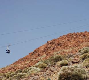 Kolejka na wulkan el teide