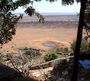 Fantastischer Ausblick von der Voi Lodge