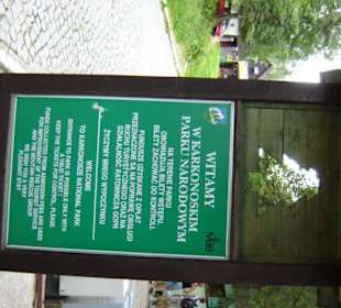 Eintritt in den Natrupark Karkonoski