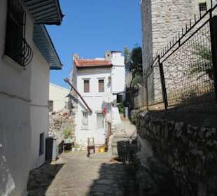 In der Altstadt von Mamaris auf dem Weg zur Burg
