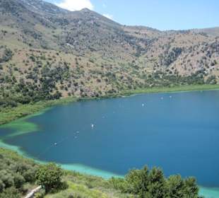 Kournas, der Bergsee