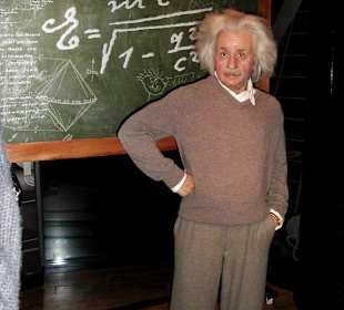 Albert Einstein bei Madame Tussauds