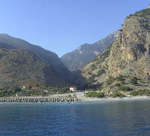 Ende Samariaschlucht