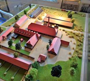 Das Modell der alten Glasfabrik in Gnarrenburg