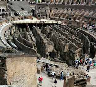 This is the inside view of colloseum famous place 