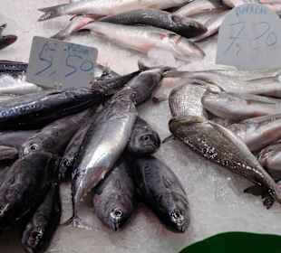 Rundgang durch die Markthalle La Boqueria