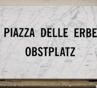 Straßenschild des Obstplatzes