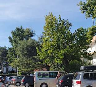 Begrenzter Parkplatz