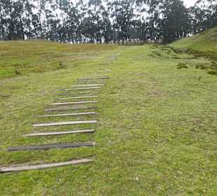 In der Anlage unterwegs