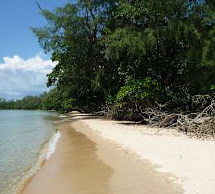 Strand auf der zweiten Insel