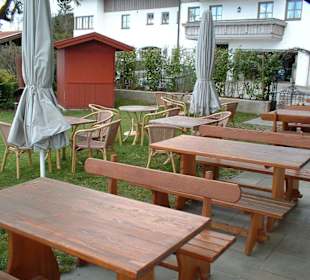 Zweiter Biergarten des Gasthofes