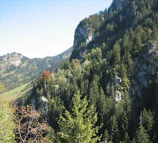 Blick vom Schloss Neuschwanstein